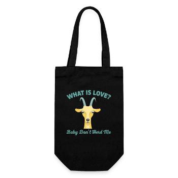 Qu’est-ce que Love Baby Don’t Herd Me Funny Deer Group - Sac à bouteille - noir - Devant