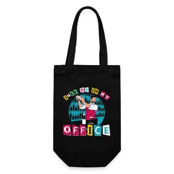 Bartender Mixologist I'll Be In My - Geschenkbeutel für Flaschen - Schwarz - Vorne