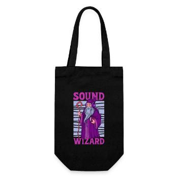 Sound Wizard - Tontechniker - Geschenkbeutel für Flaschen - Schwarz - Vorne