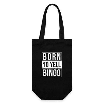Bingo Player Bingo Game Bingo Game Games Bingo - Gift Bag for Bottles - black - Front