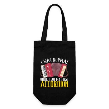 Accordéon Instrument Accordéoniste - Sac à bouteille - noir - Devant