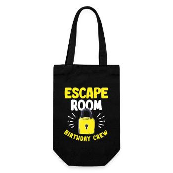 Escape Room - Gift Bag for Bottles - black - Front