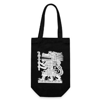Mayan God Mayan Mythology Ancient God - Gift Bag for Bottles - black - Front