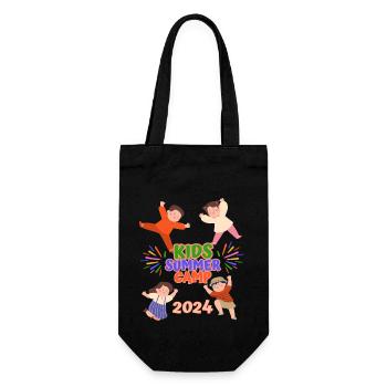 Camp d’été pour enfants - Sac à bouteille - noir - Devant