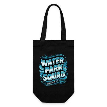 Water Park Squad - Splashes Of Fun Together - Gift Bag for Bottles - black - Front
