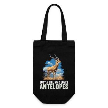 Antelope Antilopen Antilope - Gift Bag for Bottles - black - Front