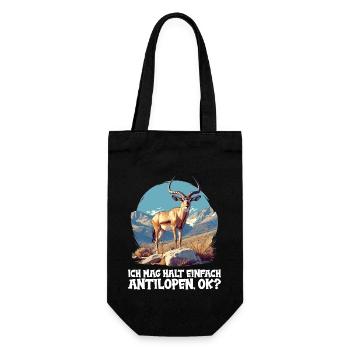 Antelope Antilopen Antilope - Gift Bag for Bottles - black - Front