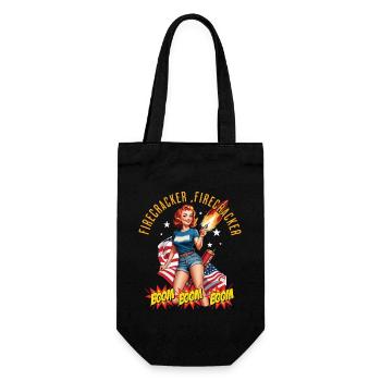 Pétard Fille Rétro Vintage Design - Sac à bouteille - noir - Devant