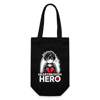 Art de l’anime et esthétique gothique pour la mode alternative - Sac à bouteille - noir - Devant