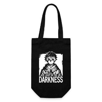 Art de l’anime et esthétique gothique pour la mode alternative - Sac à bouteille - noir - Devant