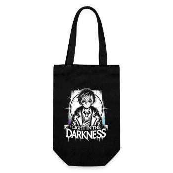 Art de l’anime et esthétique gothique pour la mode alternative - Sac à bouteille - noir - Devant