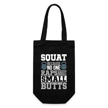 Kettlebell Workout Fitness Training - Geschenkbeutel für Flaschen - Schwarz - Vorne