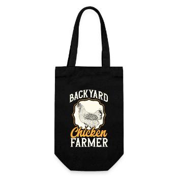 chicken breeder rooster hen backyard chickens - Gift Bag for Bottles - black - Front
