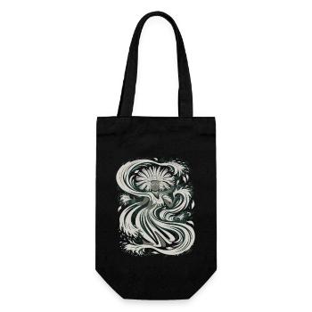 Aztec god Aztec mythology Chalchiuhtotolin - Gift Bag for Bottles - black - Front