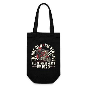 1979 Vintage moto cadeau d’anniversaire - Sac à bouteille - noir - Devant