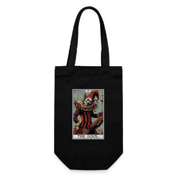 Cartes de tarot Carte de tarot Le fou Le fou - Sac à bouteille - noir - Devant