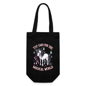 Revival emo et mode alternative pour Scene Kids - Sac à bouteille - noir - Devant