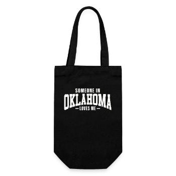 Someone In Oklahoma Loves Me - Gift Bag for Bottles - black - Front