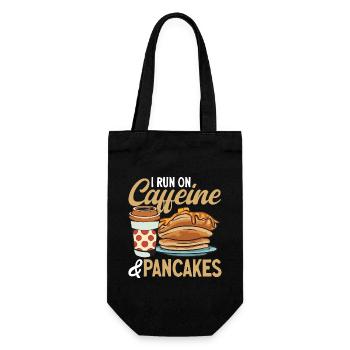 Crêpes Petit-déjeuner Crêpes - Sac à bouteille - noir - Devant