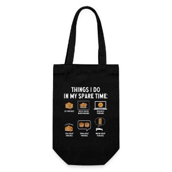 Pancake Breakfast Pancakes - Gift Bag for Bottles - black - Front