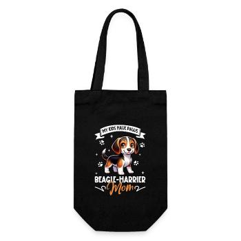 Beagle Harrier Mom - Gift Bag for Bottles - black - Front