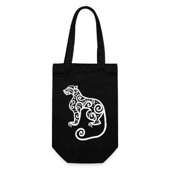 Aztec God Ancient Mythology Tezcatlipoca - Gift Bag for Bottles - black - Front