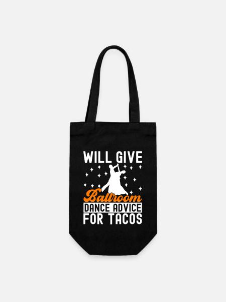 Ballroom Dance Ballroom Dancers Ballroom Dancers - Gift Bag for Bottles - black