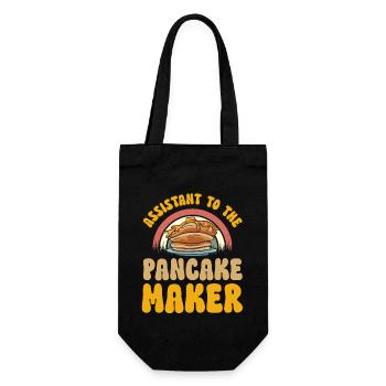 Pancake Breakfast Pancakes - Gift Bag for Bottles - black - Front