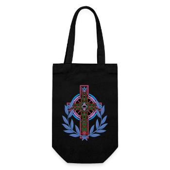 Croix Croix Crucifix - Sac à bouteille - noir - Devant