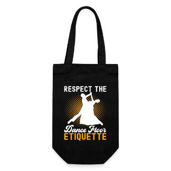 Ballroom Dance Ballroom Dancers Ballroom Dancers - Gift Bag for Bottles - black - Front
