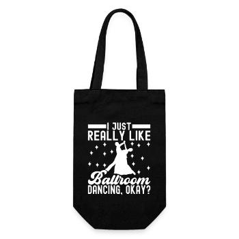 Ballroom Dance Ballroom Dancers Ballroom Dancers - Gift Bag for Bottles - black - Front