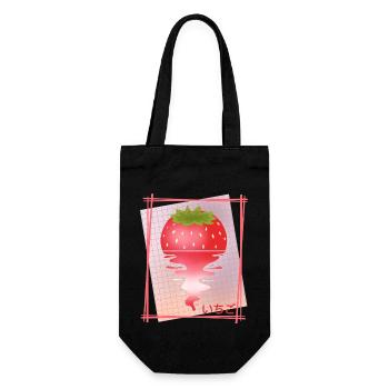Strawberry Sunset Tea - Gift Bag for Bottles - black - Front
