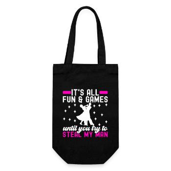 Ballroom Dance Ballroom Dancers Ballroom Dancers - Gift Bag for Bottles - black - Front