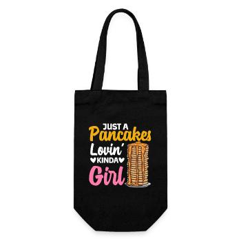 Pancake Breakfast Pancakes - Gift Bag for Bottles - black - Front