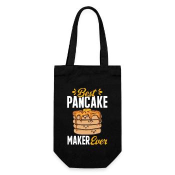 Pancake Breakfast Pancakes - Gift Bag for Bottles - black - Front