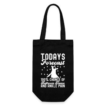 Ballroom Dance Ballroom Dancers Ballroom Dancers - Gift Bag for Bottles - black - Front