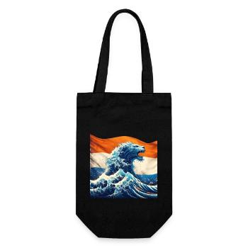 Dutch Pride Lion néerlandais né de l’eau - Sac à bouteille - noir - Devant