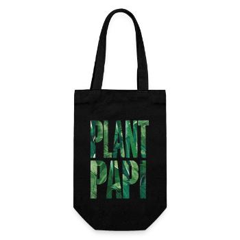 Plante Papa Jardinier Papa Amoureux de la Nature - Sac à bouteille - noir - Devant