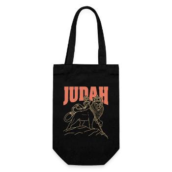 Rastafari Löwe von Judah Rasta Christentum Juda - Geschenkbeutel für Flaschen - Schwarz - Vorne