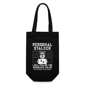 Schnauzer nain Chien Schnauzer - Sac à bouteille - noir - Devant