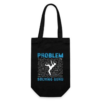 Admin Assistant Problem Solving Guru Office Clerk - Geschenkbeutel für Flaschen - Schwarz - Vorne