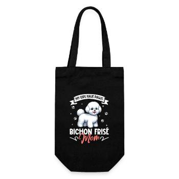 Bichon Frisé Mama - Sac à bouteille - noir - Devant