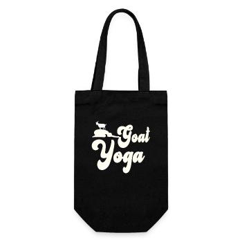 Méditation Yoga Chèvre - Sac à bouteille - noir - Devant
