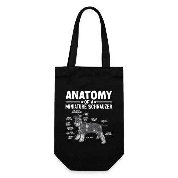 Schnauzer nain Chien Schnauzer - Sac à bouteille - noir - Devant