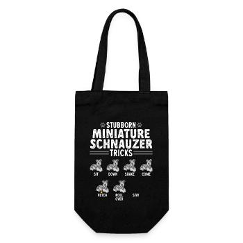 Schnauzer nain Chien Schnauzer - Sac à bouteille - noir - Devant