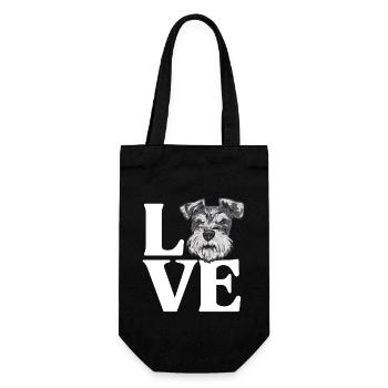 Schnauzer nain Chien Schnauzer - Sac à bouteille - noir - Devant