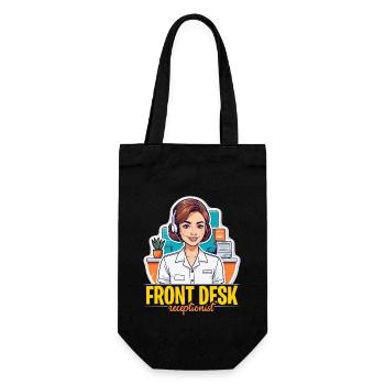 Réceptionniste Réceptionniste Réceptionniste Employé de bureau - Sac à bouteille - noir - Devant