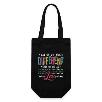 Éducateur en santé Tous nous sommes différents Instructeur - Sac à bouteille - noir - Devant