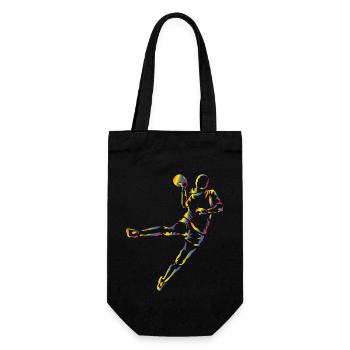 Motif Handball Women's Gift - Gift Bag for Bottles - black - Front