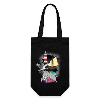 Bunny Sailor Valise Voyage Croisière Bateau Seagull - Sac à bouteille - noir - Devant